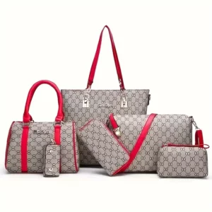 One-shoulder Oblique Handbag Six-piece Set